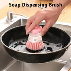 Opvaskebørste med dispenser